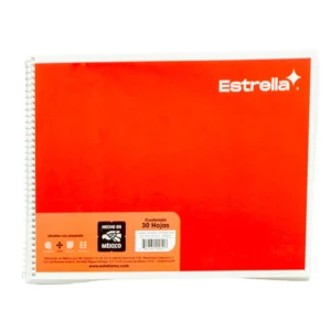 Cuaderno de dibujo Estrella con china 30 hojas 31.9x22.9 cm.