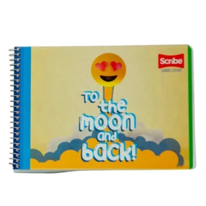 Cuaderno espiral Scribe  Forma Italiana Doble raya 100 hojas