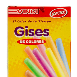 Gises de colores Vinci 12 piezas