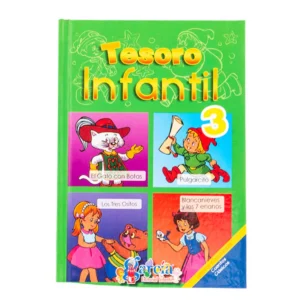 Libro Tesoro Infantil Editorial García 4 cuentos Pasta dura
