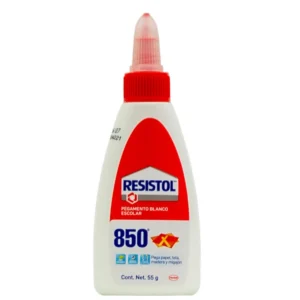 Pegamento líquido Resistol Blanco 850 No toxico 55 grs.