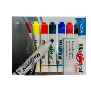 Marcador Magistral Azor Colores surtidos Clásico Grueso 8 piezas