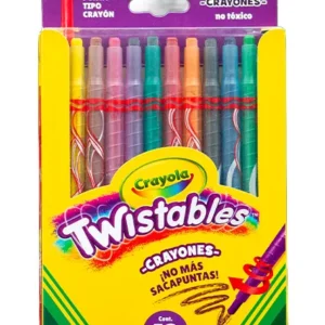 Crayones Crayola 12 Colores. Mod. Twistables.
