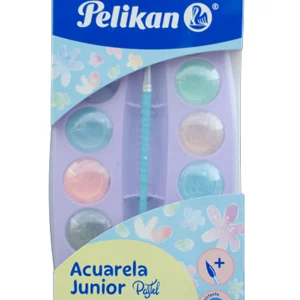 Acuarelas Pelikan 12 Colores. Mod. Pastel.