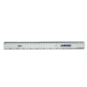 Regla Baco Tansparente 5030 Plástico 30 cm.